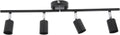 4 Lights LED Track Lighting Kit, 24in Track Rotatable Light Head, Foldable Light Arm, Track Ceiling Light Fixture Ceiling Spot Lighting for Kitchen Decor Art, Exhibition, Hallway