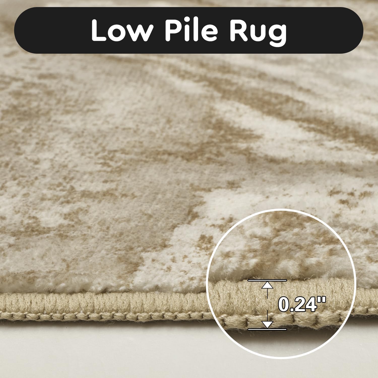 5x7 Area Rugs for Living Room, Modern Abstract Rug for Bedroom, Contemporary Machine Washable Rug, Large Stain Resistant Carpet for Dining Room Playroom Home Office, Pet & Kids Friendly