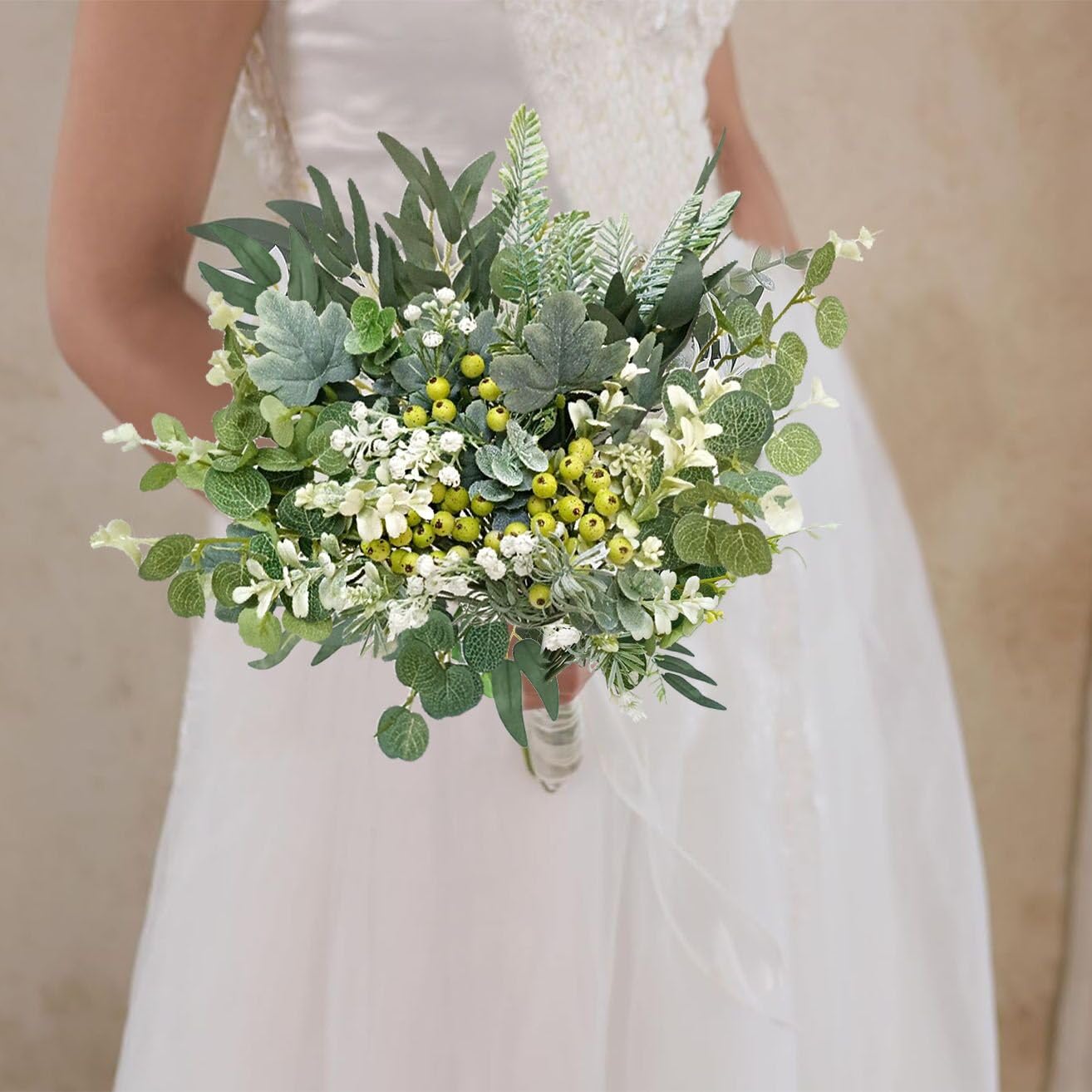 78Pcs Faux Flowers, Artificial Greenery Stems, Greenery for Centerpieces for DIY Bridal Bouquets Wedding Floral Arrangement Table Centerpieces